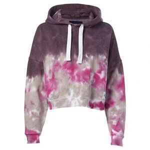 Calvin Klein Jeans Tie-Dye Hoodie - Purple and Pink